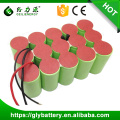 GLE custom 3000mAh 4000mah 5000mah batería de nicd recargable de alta capacidad paquete de batería 18v